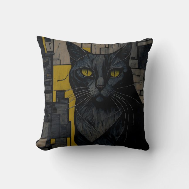 Coussin vintage cat 1 (Recto)