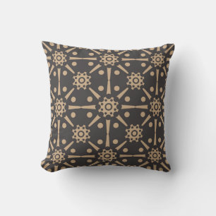 Coussin Vintage damask continu rétro motif arrière - plan