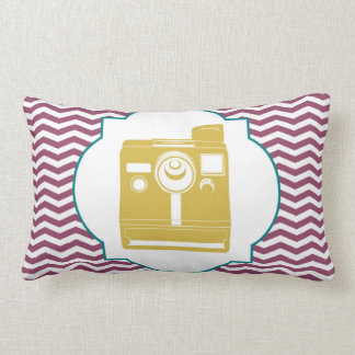 Coussin vintage d'appareil-photo