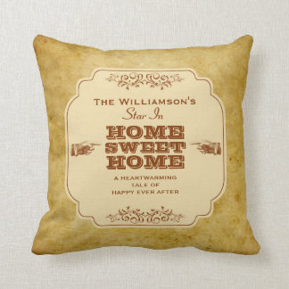 Coussin vintage de famille de production de