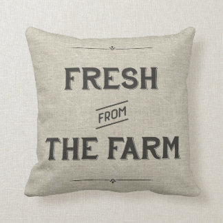 Coussin vintage de ferme - frais de la ferme