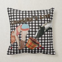 Coussin Vintage de la pouponnière à vie