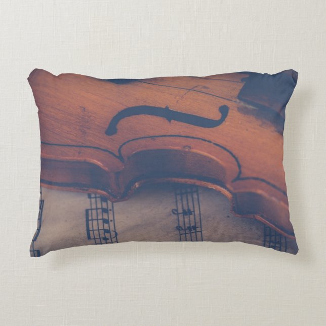 Coussin vintage de violon (Devant)