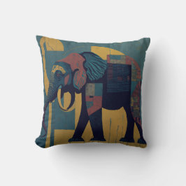 Coussin vintage elephant 2