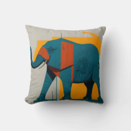 Coussin vintage elephant 3