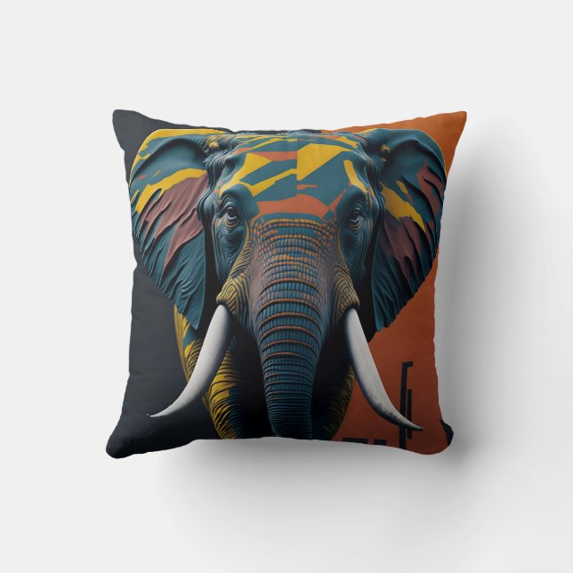 Coussin vintage elephant 5 (Verso)