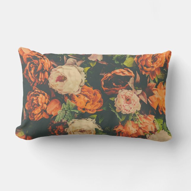 coussin vintage fleuri (Recto)
