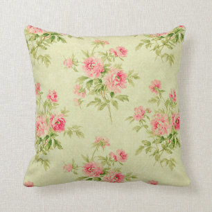 Coussin Vintage Floral moderne Rose populaire