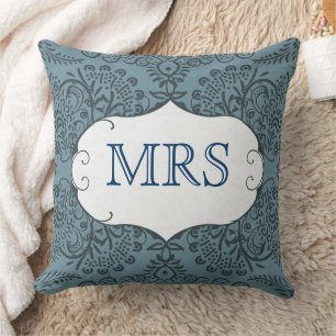 Coussin vintage Floral Monogram