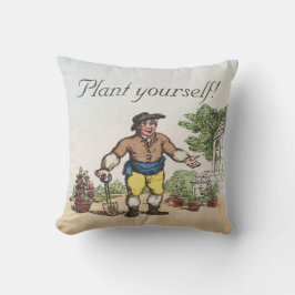 Coussin Vintage Gardener's Funny Cushion