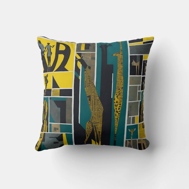 Coussin vintage giraff 2 (Verso)