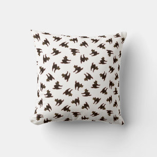 Coussin Vintage gothique Citrouille d'Halloween