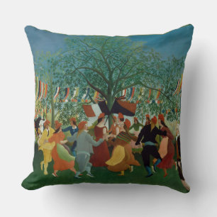 Coussin Vintage Henri Rousseau Centenaire de l'indépendanc