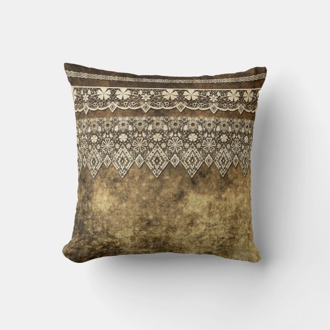 Coussin Vintage lace (Recto)