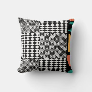 Coussin Vintage motif d'absence esthétique
