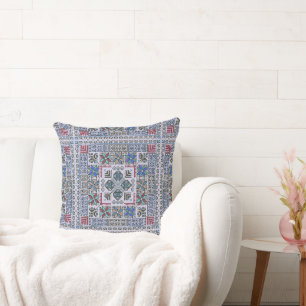 Coussin Vintage Motif Tatreez