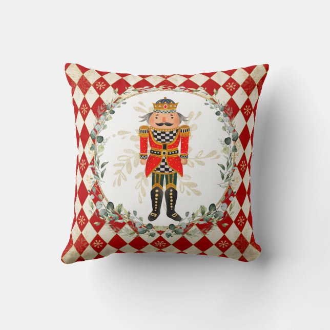 Coussin Vintage Red Gold Nutcracker (Verso)