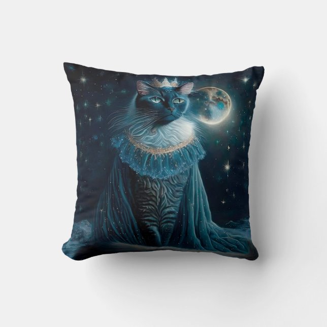 Coussin Vintage Royal Cats (Recto)