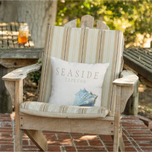 Coussin Vintage Seashell Seaside Beach House Extérieur