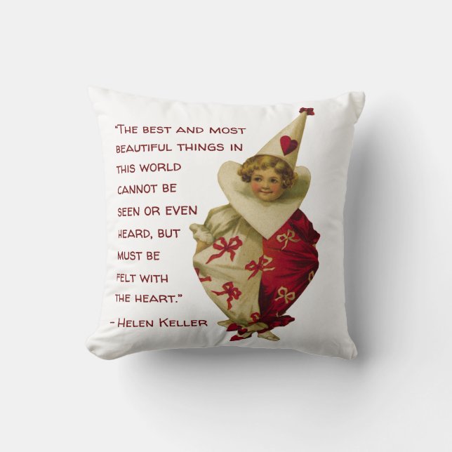Coussin vintage Valentine (Recto)