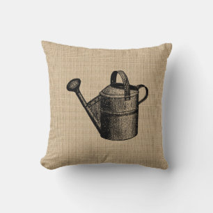 Coussin Vintage Watering Can Pillow