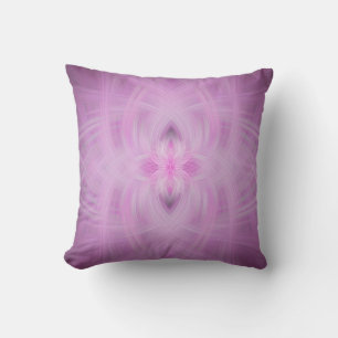 Coussin VIOLET - Art fractal -