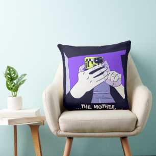 Coussin Violet des mains mobiles de la mère Avocado