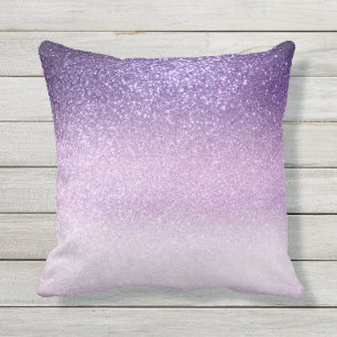 Coussin Violet Lilac Pastel Purple ombre