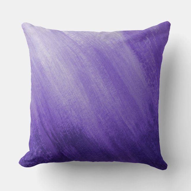 Coussin violet ultraviolet dégradé (Recto)