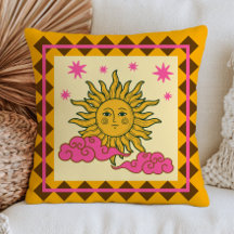 Visage de Soleil Bohème Jaune & Rose Mystique Céle