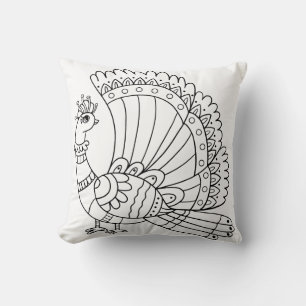 Coussin Visage de Tigre Kawaii