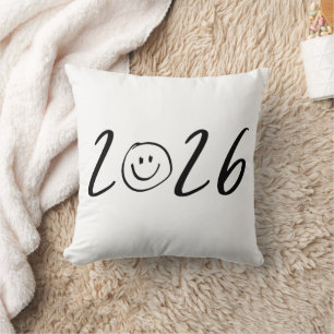 Coussin Visage heureux 2026