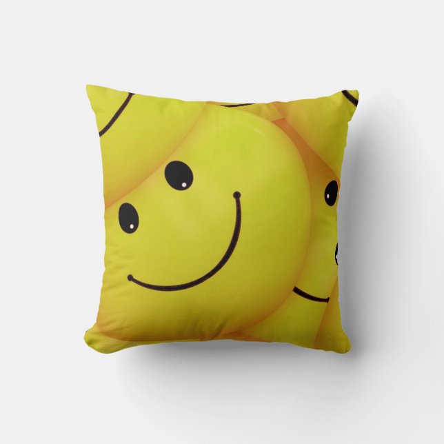 Coussin Visages jaunes (Recto)