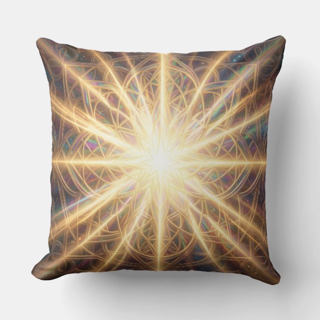 Coussin Vision Éthérée – Au-delà de la Réalité47 (Recto)