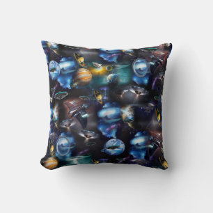 Coussin Visiteurs de la galaxie dans l'espace