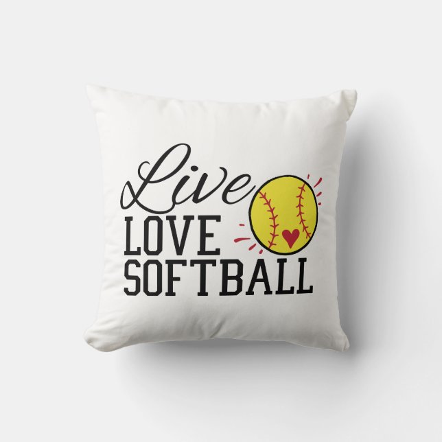 Coussin Vivant Love Softball (Recto)