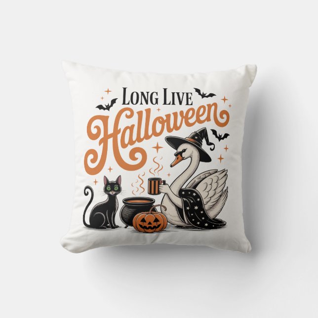 Coussin Vive Halloween (Recto)