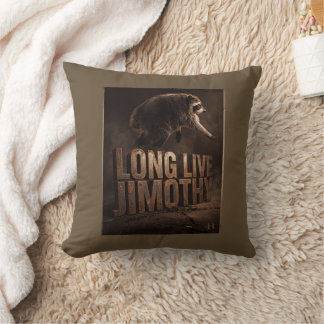 Coussin Vive Jimothy Raccoon