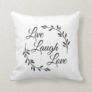 Coussin Vivent l'amour de rire
