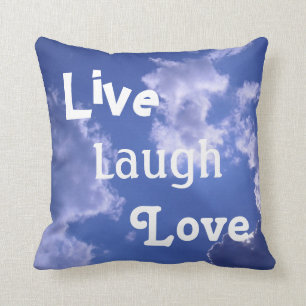 Coussin Vivent le carreau d'amour de rire