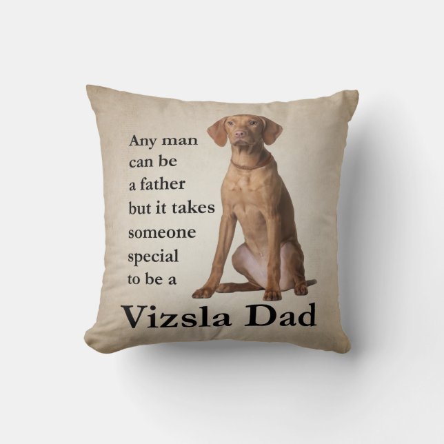 Coussin Vizsla Papa (Recto)