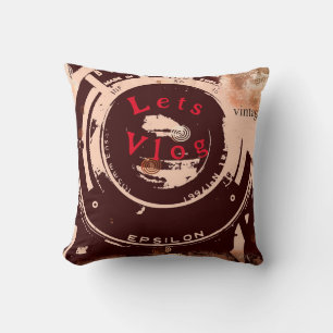 Coussin Vlogger Vintage rétro