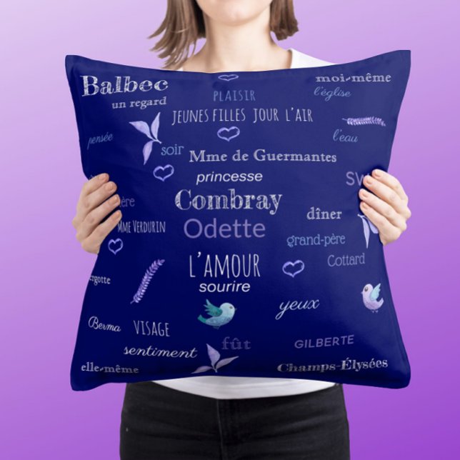 Coussin vocabulaire français de Proust (Créateur téléchargé)