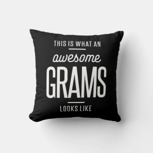 Coussin Voici à quoi ressemble un Gram génial