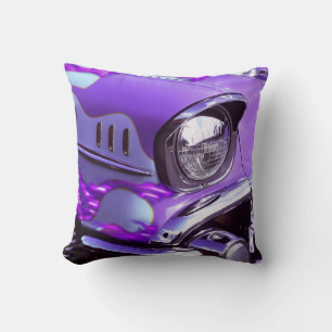 Coussin Voiture classique : Chevrolet avec capot en flamme