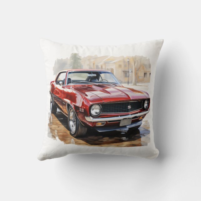 Coussin Voiture Muscle Classique (Verso)