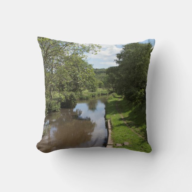 Coussin Voiture Postcar River Churnet Cheddleton Staffords (Recto)