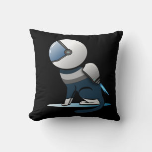 Coussin Vol d'astronaute de chats spatiaux