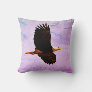 Coussin Vol de rêve de Bald Eagle