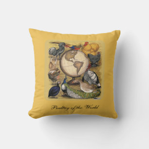 Coussin Volaille du monde
